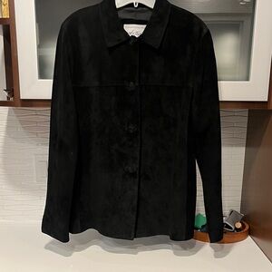 Lord & Taylor Black Suede Jacket